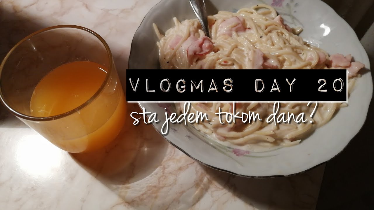 *Vlogmas day 20* Šta jedem tokom dana? - kada idem na fakultet l TatjanaBela