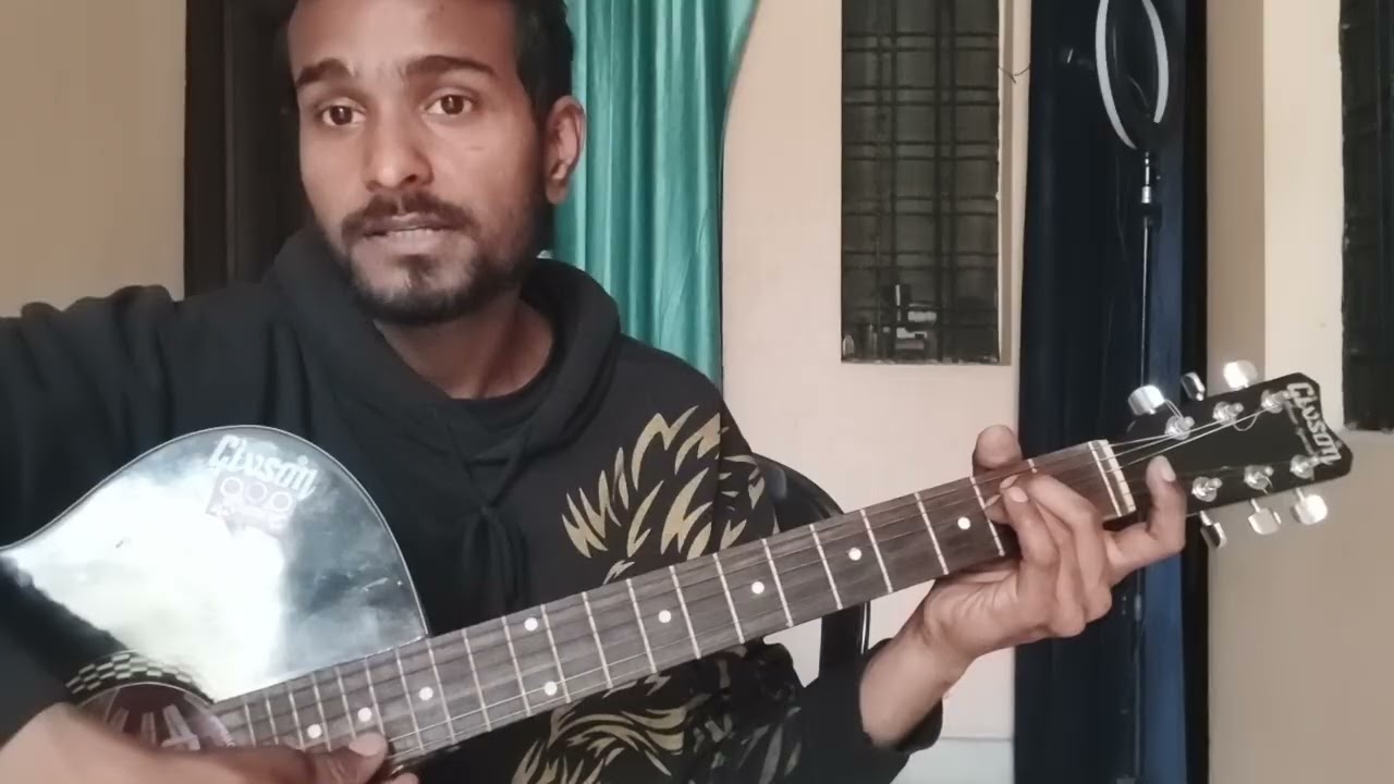 How to play chords on guitar 🎸 | lesson 1st, how to play Em & D major chord on guitar 