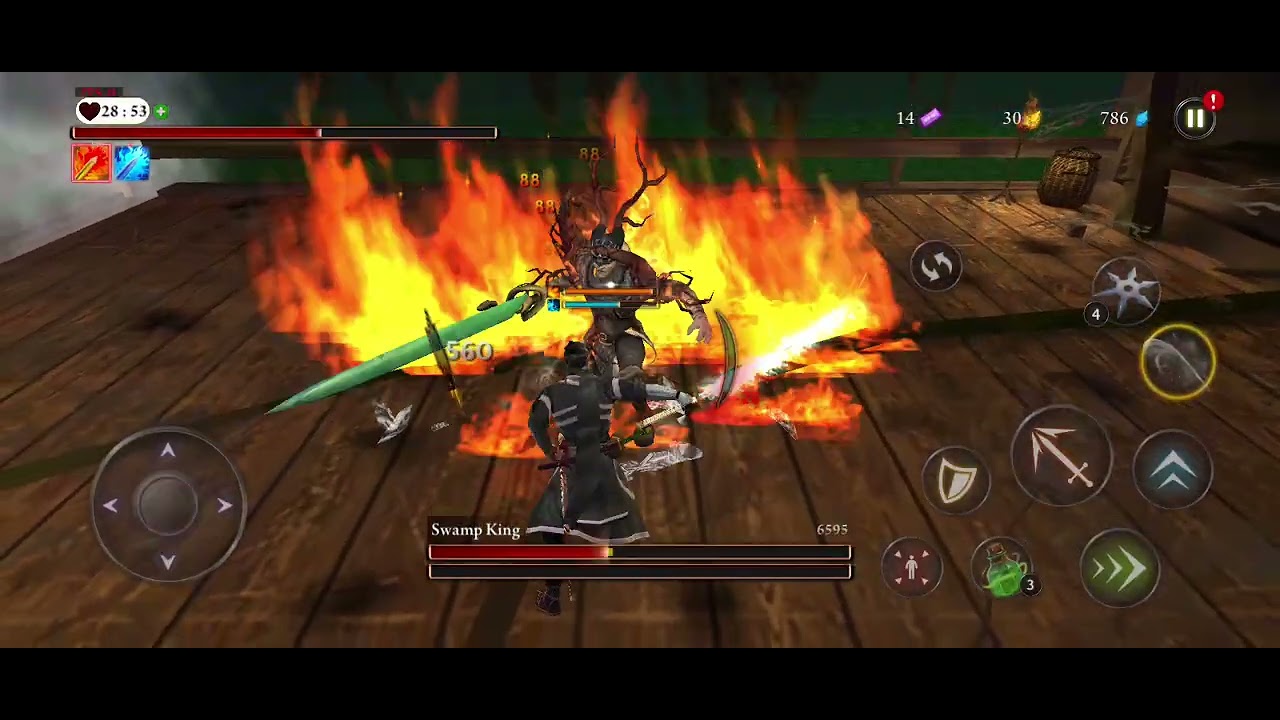 TAKASHI swamp king bossfight