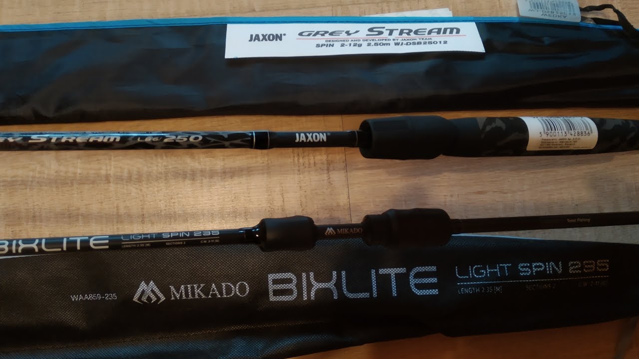 Jaxon Grey Stream |vs| Mikado Bixlite #Wędki na okonia.
