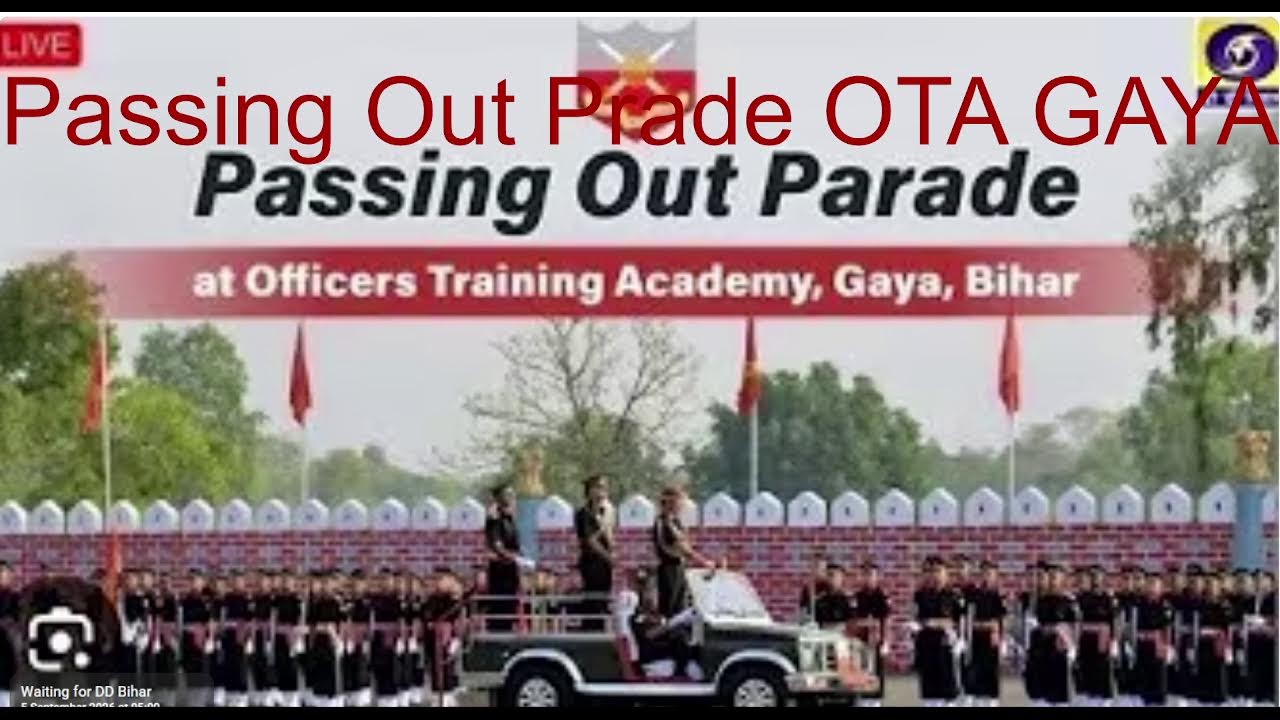 Passing Out Parade Officers Training  Academy, GAYA | 05 Sep 2026