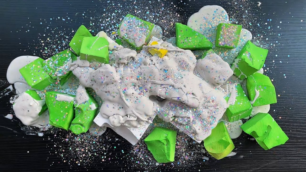 Gym Chalk/A pleasant non-Newtonian smash✨💚🤍