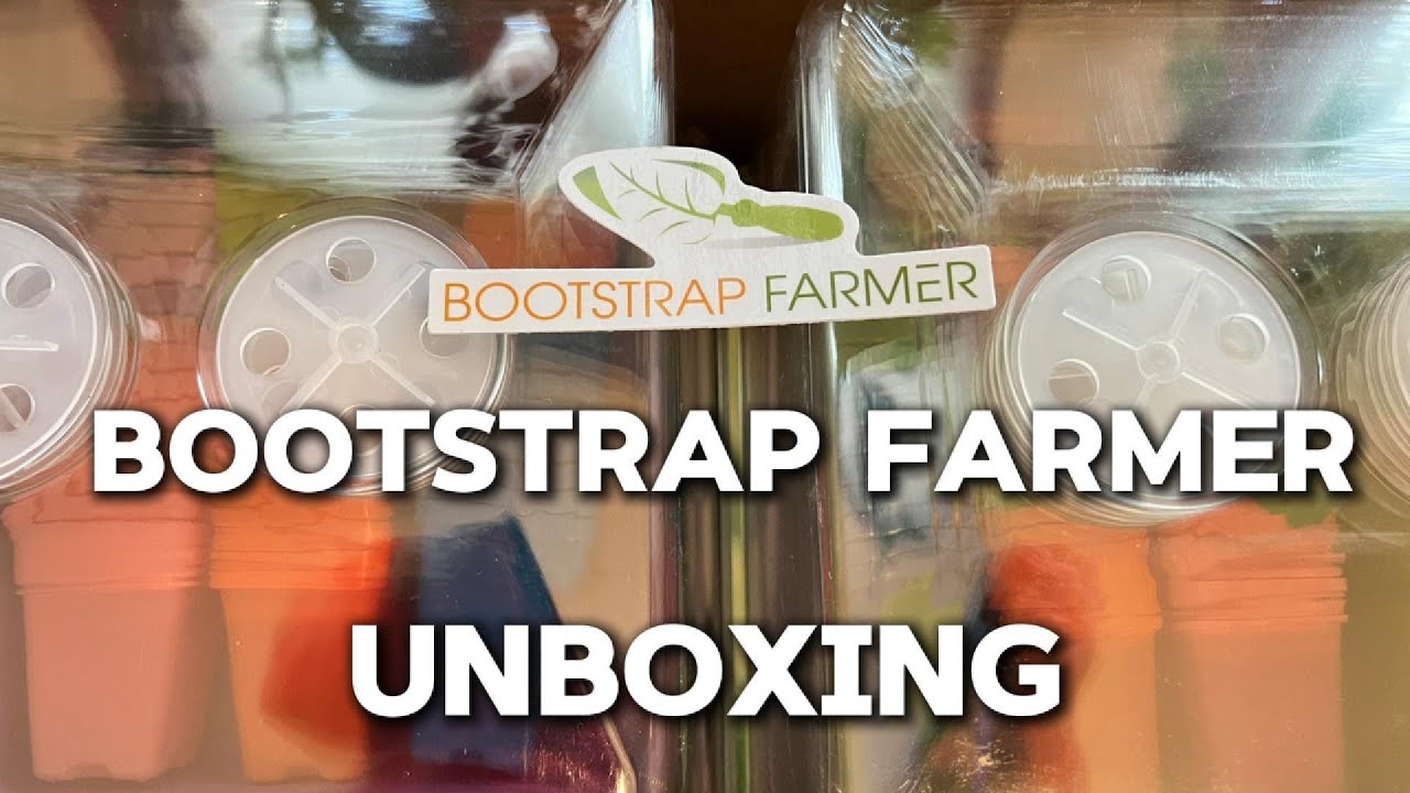 Bootstrap Unboxing Garden Supplies Seed Starting Supplies