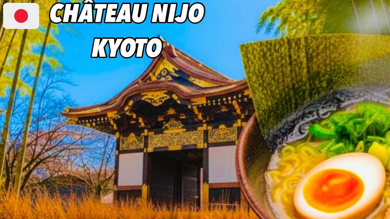 Château NIJO KYOTO forêt de BAMBOUS sans touristes 🇯🇵🏯