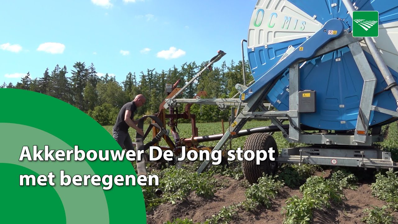 Akkerbouwer De Jong stopt met beregenen