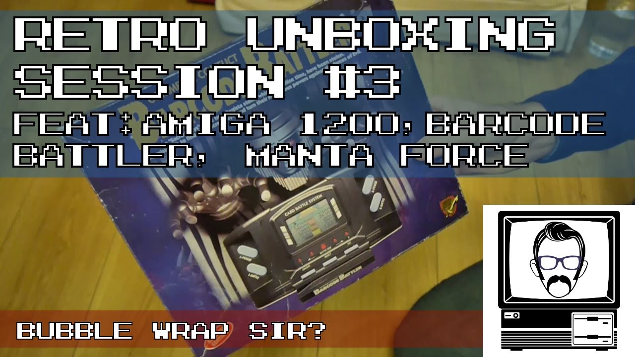 Retro Unboxing Session 3 - Manta Force, Barcode Battler | Nostalgia Nerd