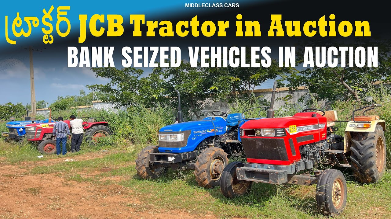 Tractor JCB in auction  Sri Ram Automall