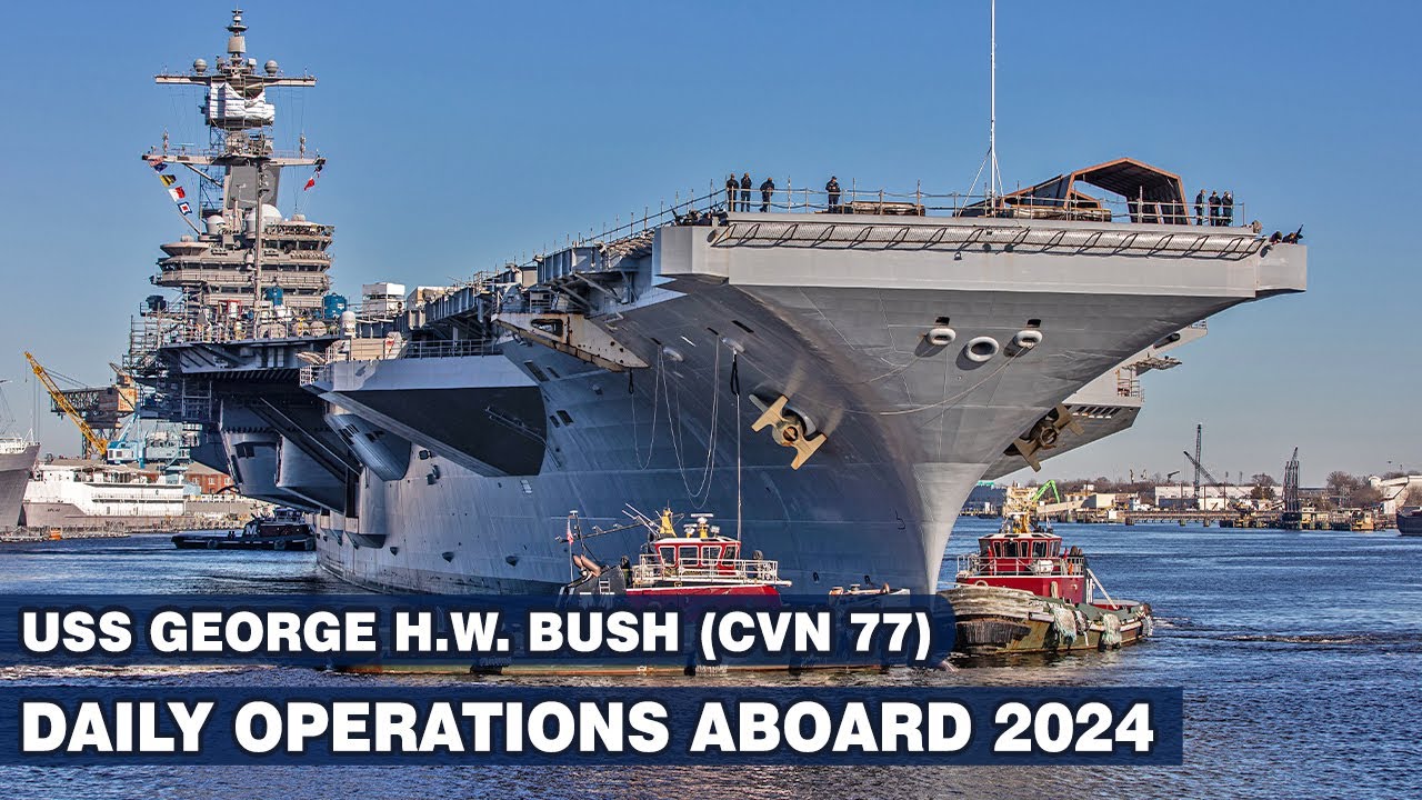 Inside USS George H.W. Bush CVN 77 | This Month Operations