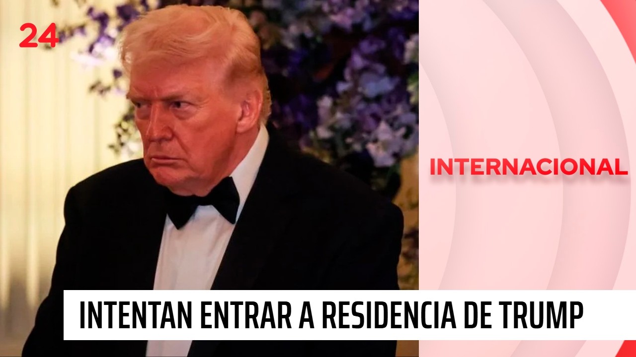 Matan a hombre armado que intentó entrar a residencia de Donald Trump | 24 Horas TVN Chile