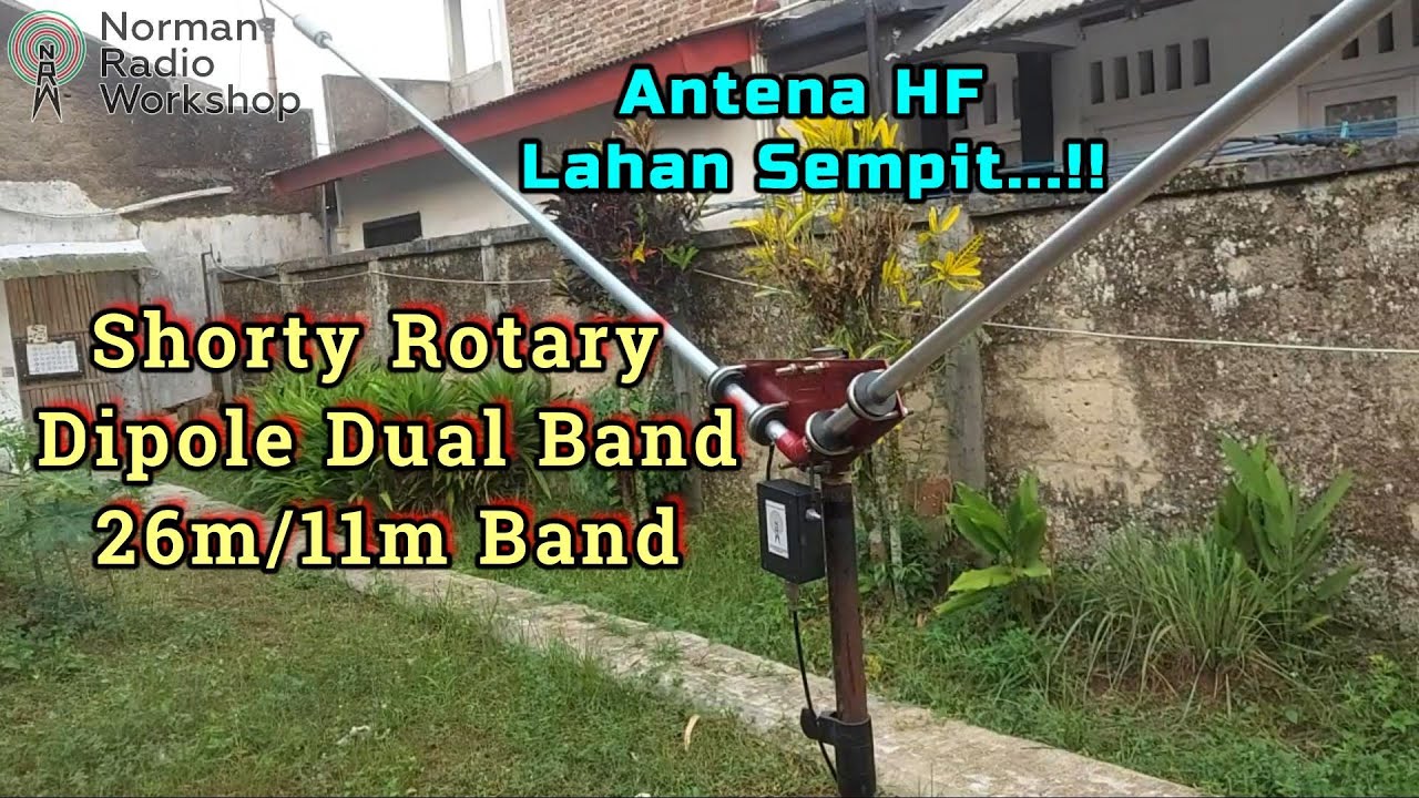 Antena Short Rotary Dipole Bonsai 26m 11m Dual Band