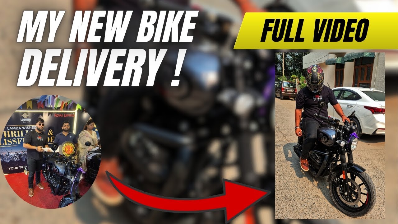 FINALLY HERE! My New Royal Enfield Hunter 350 Delivery Day!❤️🧿😍