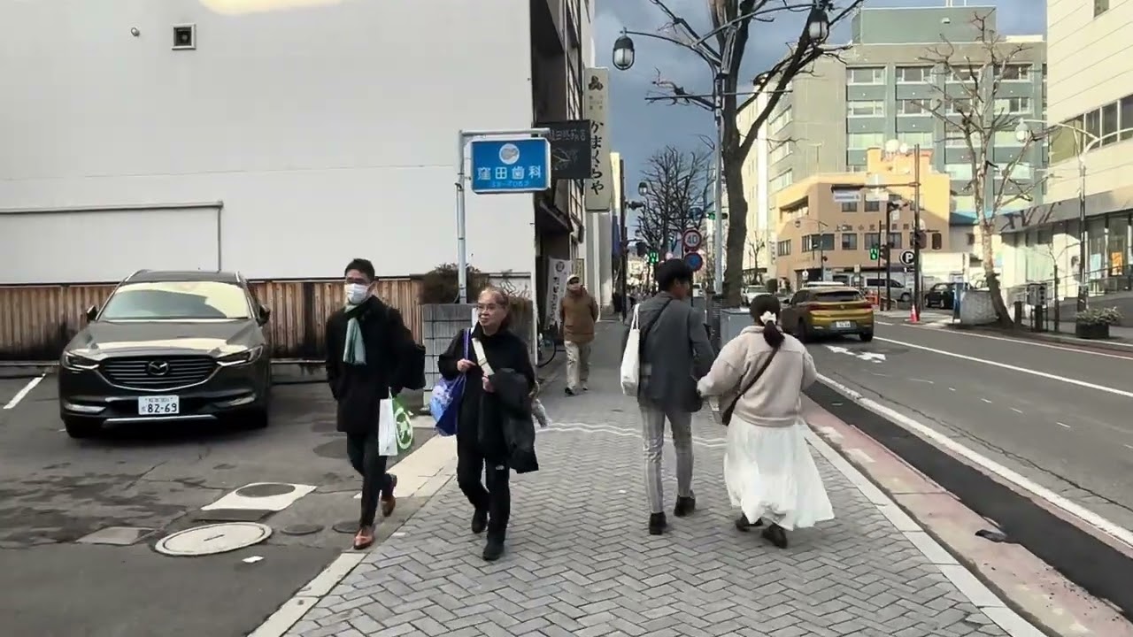 (20)(겨울일본) 숙소 출발, 젠코지가도를 걸어 국보 마츠모토성으로