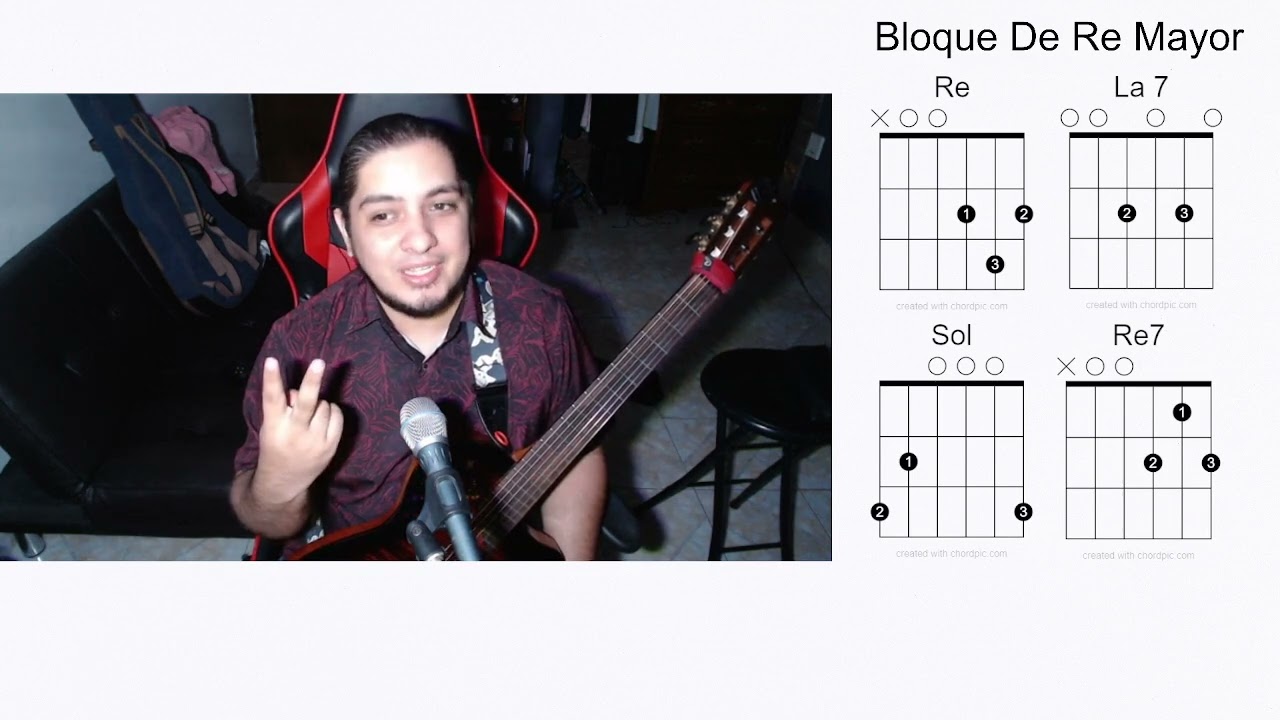 Bloque de Re Mayor en ritmo de vals