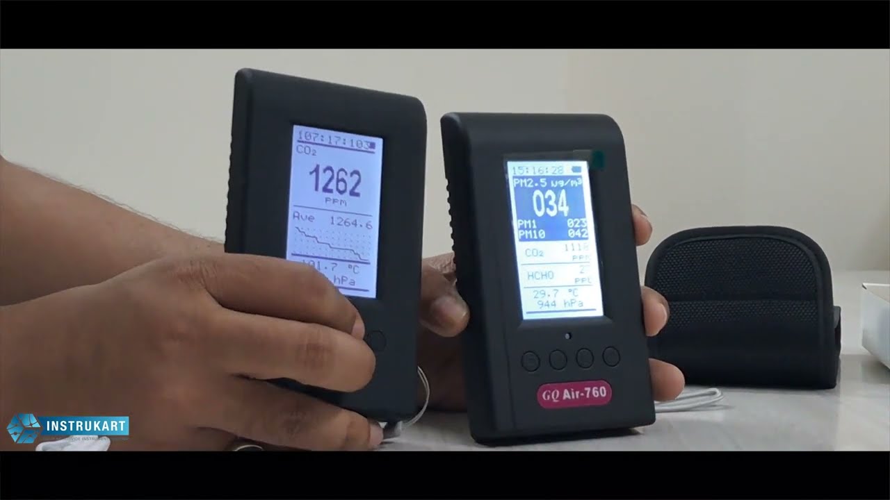 Which Air Quality Monitor to Buy? GQ AIR 720 or 760 | Air Quality Monitor | Instrukart