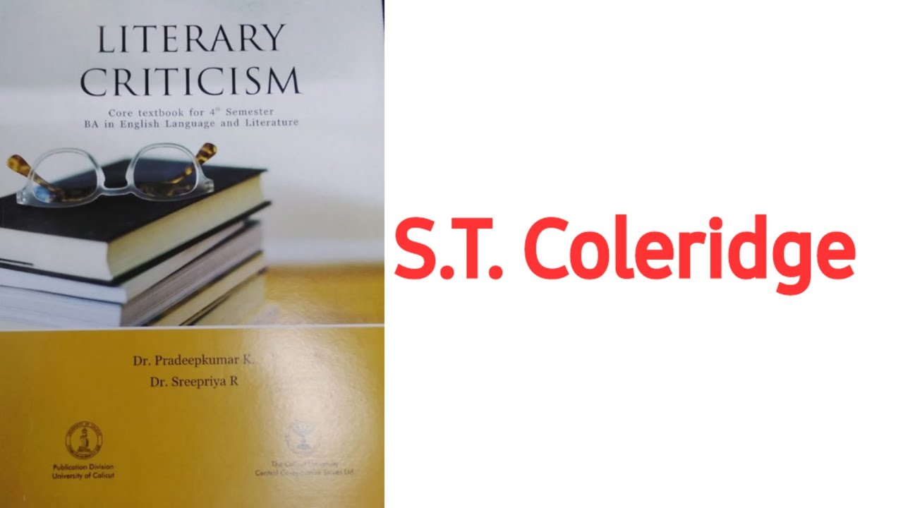 S.T. Coleridge - Literary Criticism| Fourth semester BA English| Calicut University
