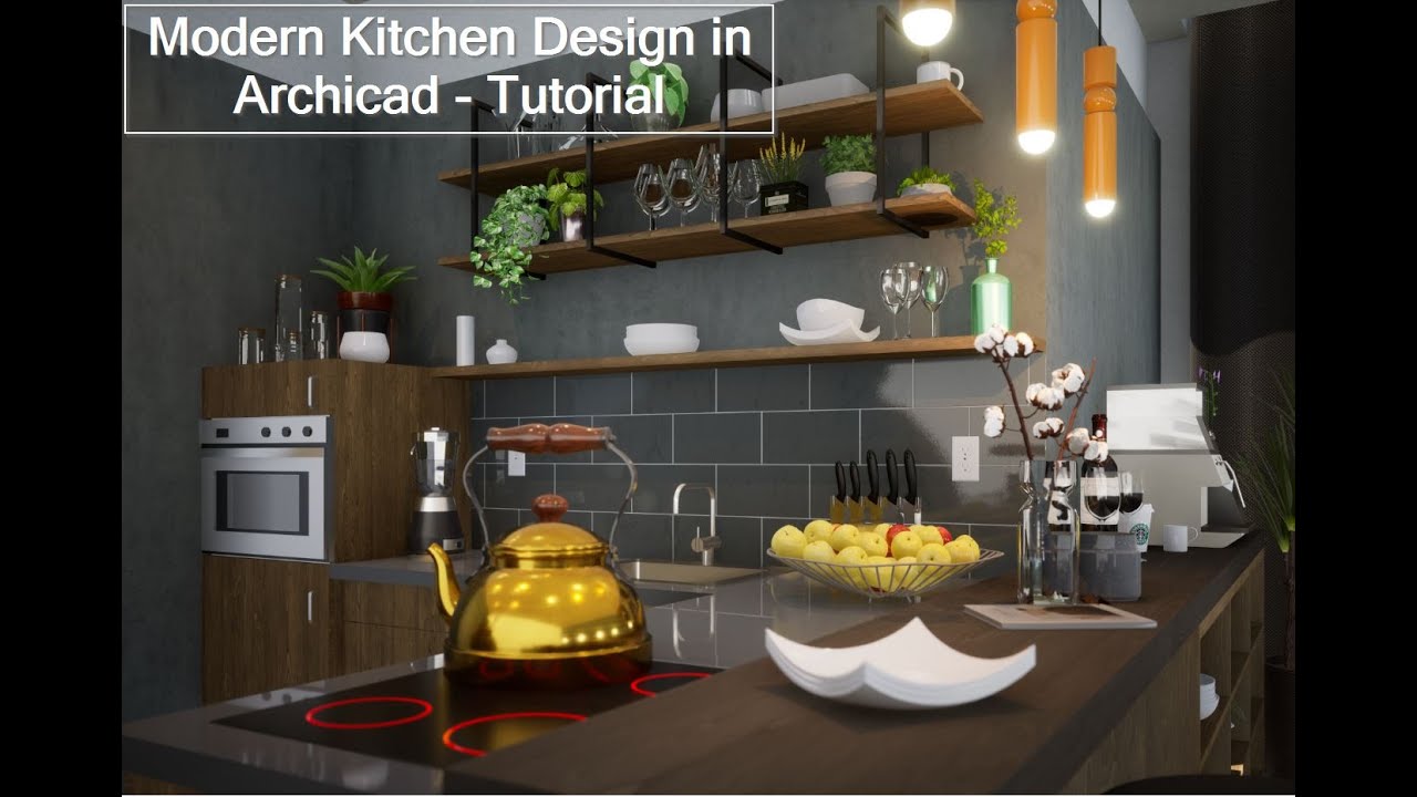 Modern Kitchen Design in Archicad - Tutorial