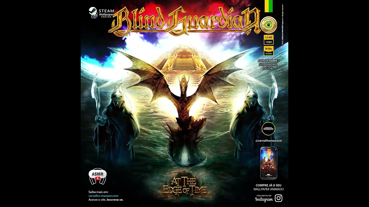 🎧 Blind Guardian - Curse My Name #AnimatedAlbumCover