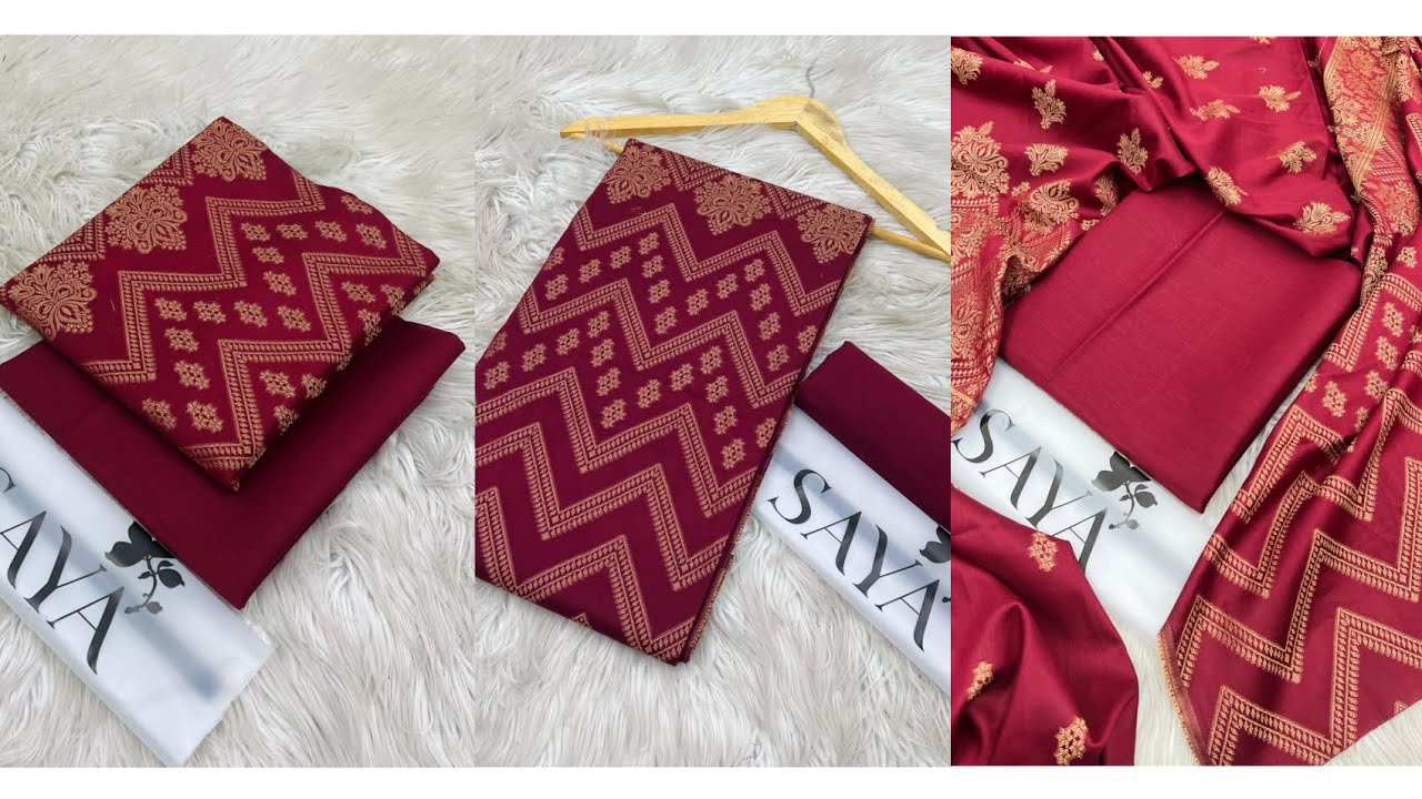 SAYA Brand | Original Lawn Jacquard 2-Piece | Wholesale Deal