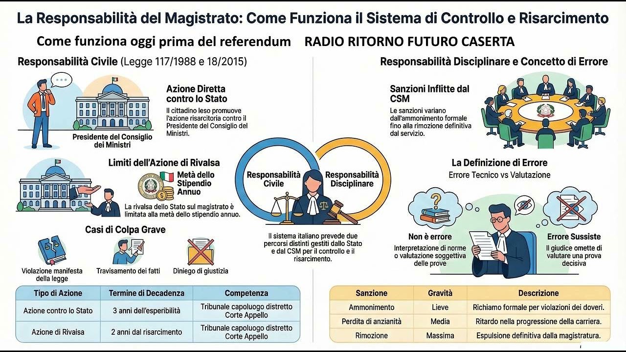 RRF Focus Come funziona oggi la punibilità del magistrato prima del referendum