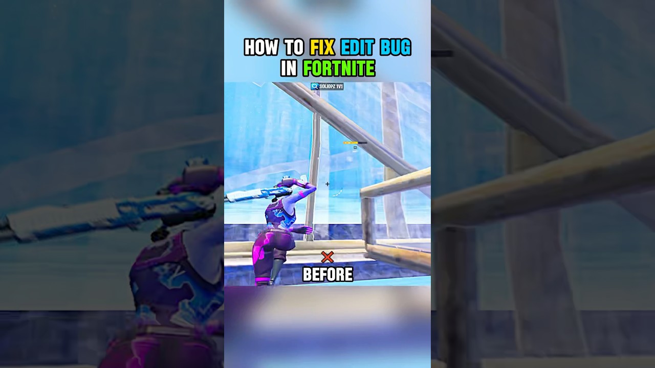 How to Fix the Fortnite Edit BUG! 🤬✅ #fortnite