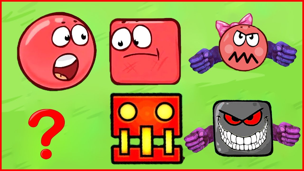 New heroes in the game about the red ball 4. Animated battle. series 6