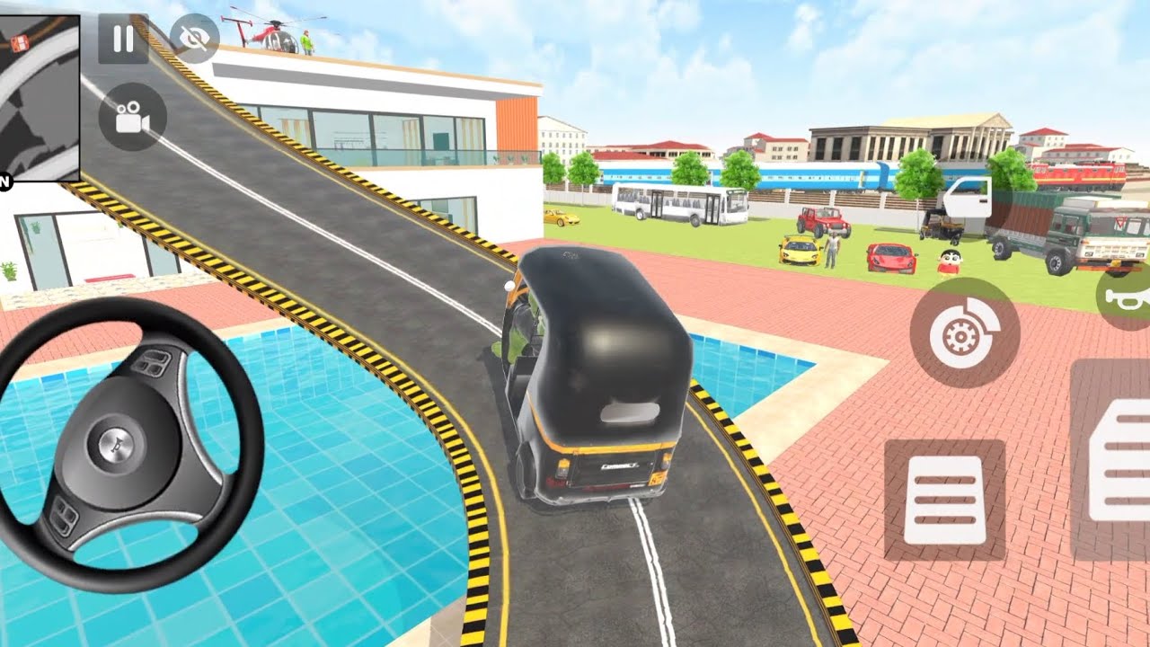 Mega ramp over Franklin's house 🏠 Indian theft auto simulator 😱