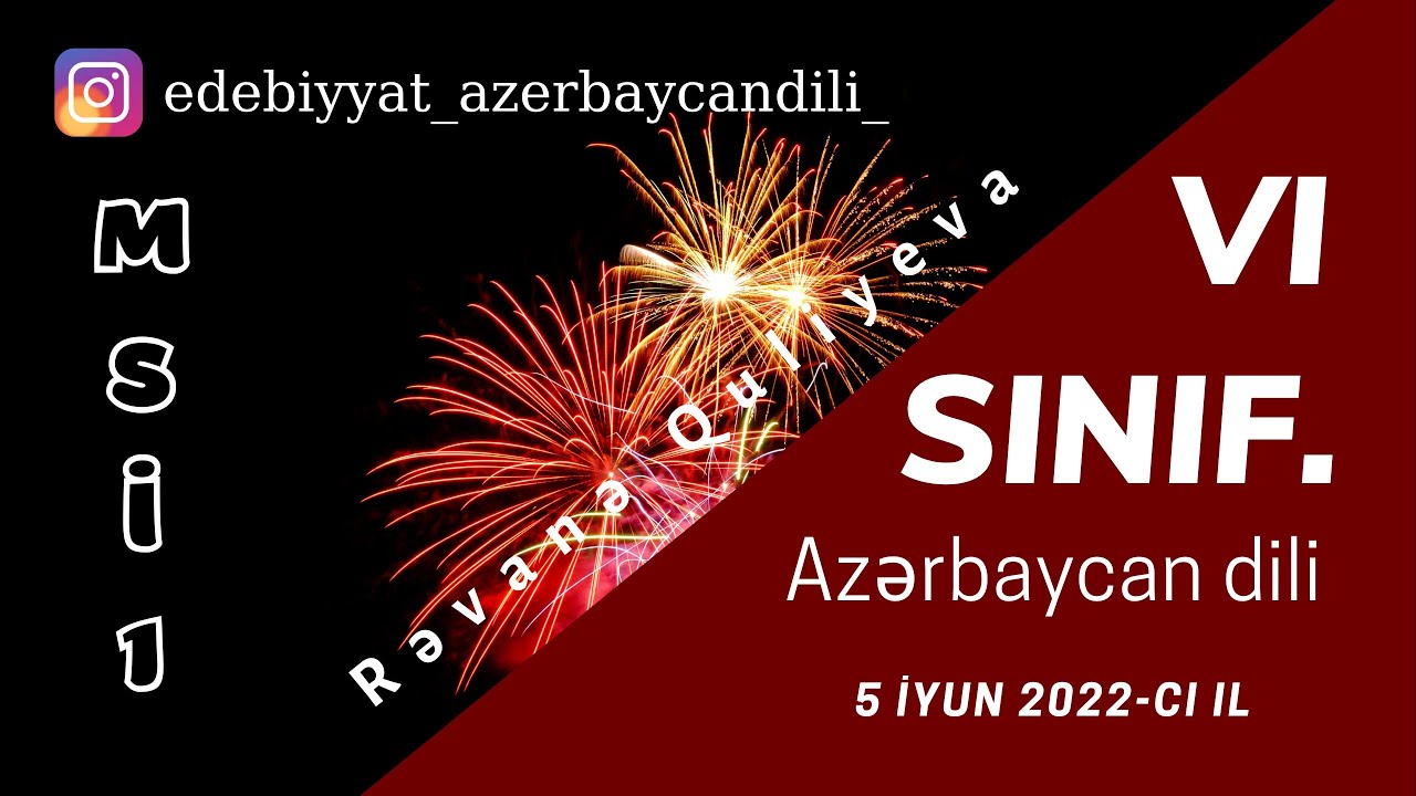 6-cı sinif. Azərbaycan dili || MSİ-1(05.06.2022) #sınaq #6cısinif #onlaynsınaq