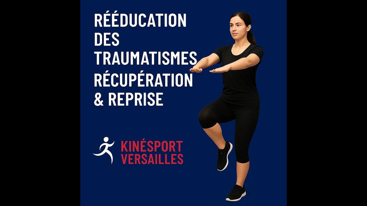 Rééducation des traumatismes  principes, récupération et reprise kinesport versailles