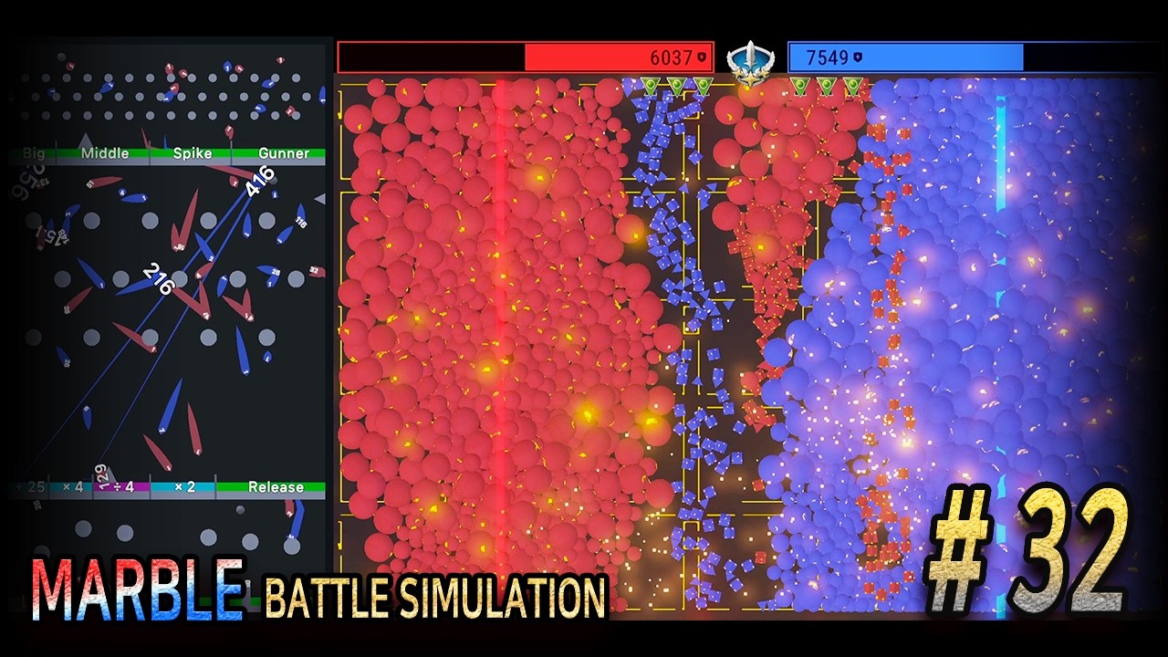 10k Marble Random Battle - # 32 - War of Line