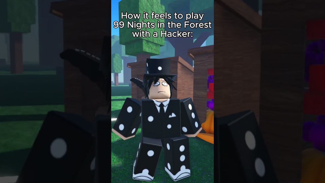 99 Nights in the Forest Hackers #roblox #robloxanimation
