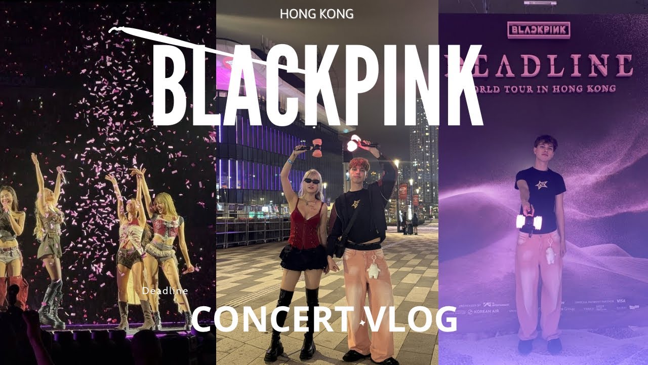 BLACKPINK CONCERT VLOG🖤💗 Lisa waved at me| Deadline world tour Hong Kong 🇭🇰 Tugi Nuri