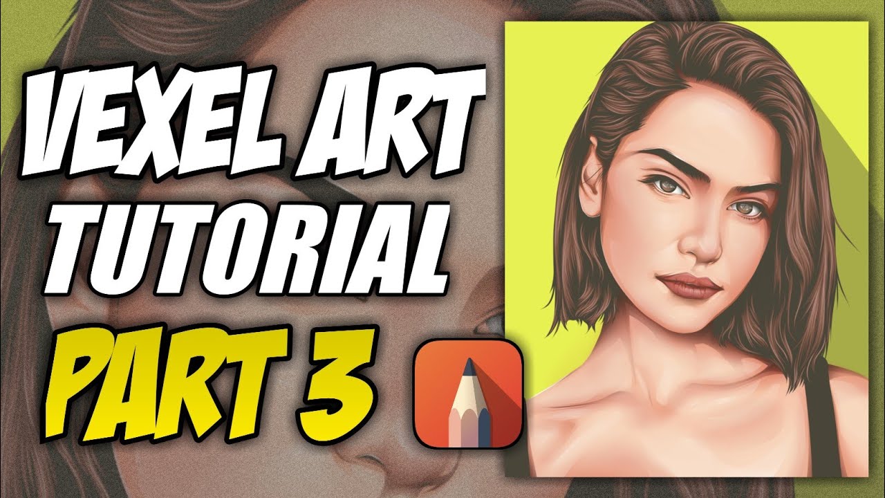 Vexel art tutorial (BLENDING) Autodesk sketchbook