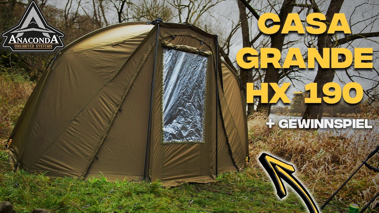 Das Anaconda Casa Grande HX-190 🔥 | Das perfekte Zelt für jede Situation + Gewinnspiel 🎁
