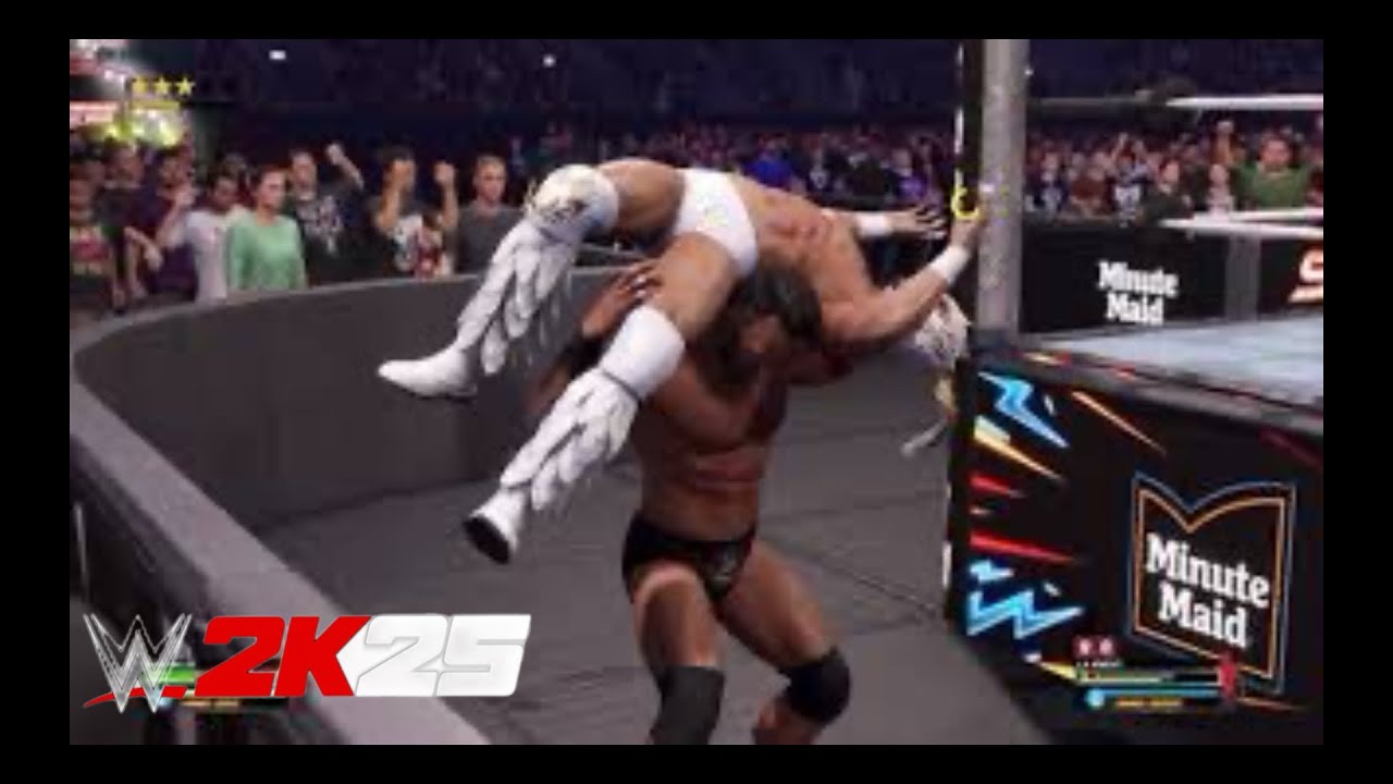 WWE 2K25 - Dragon Lee vs LA Knight - Extreme Rules (Match}