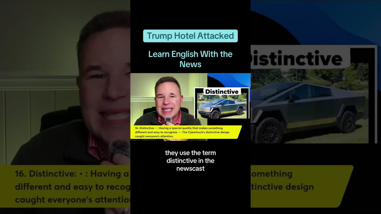 Trump Hotel Attacked: Learn English With the News 