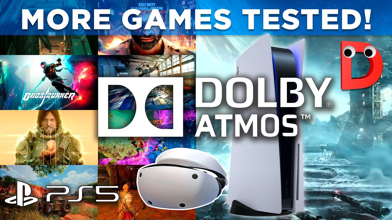 MANY GAMES TESTED IN DOLBY ATMOS I Latest PS5 Firmware I PS VR2 I PlayStation 5