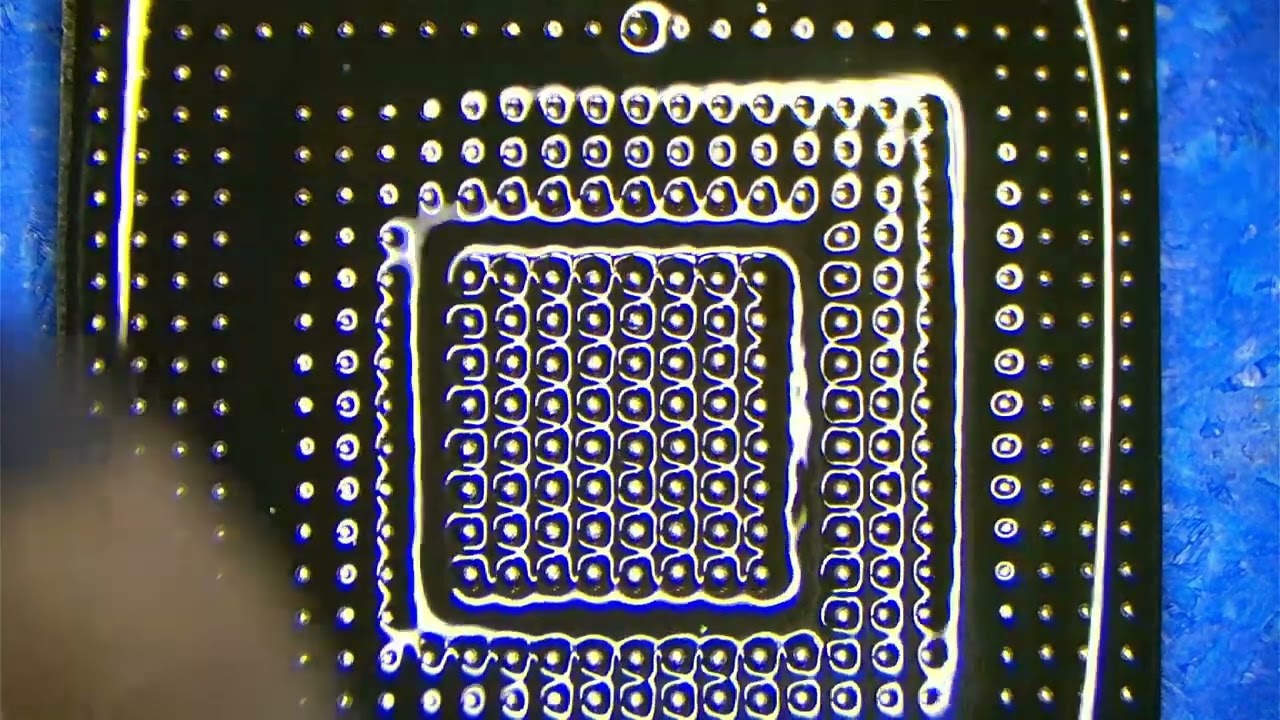 00 | Kulkowanie procesora STi7111 | Reballing of the STi7111 processor | #k13pl