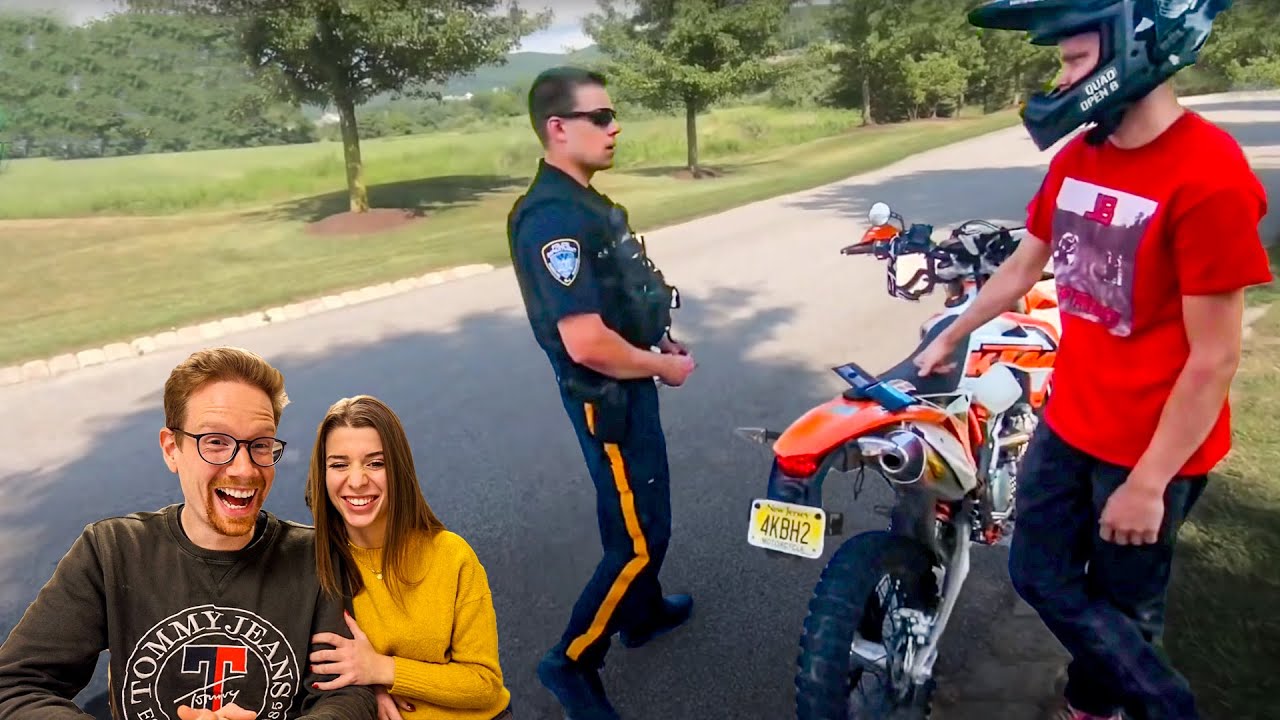 VON DER POLIZEI IM WHEELIE ERWISCHT!