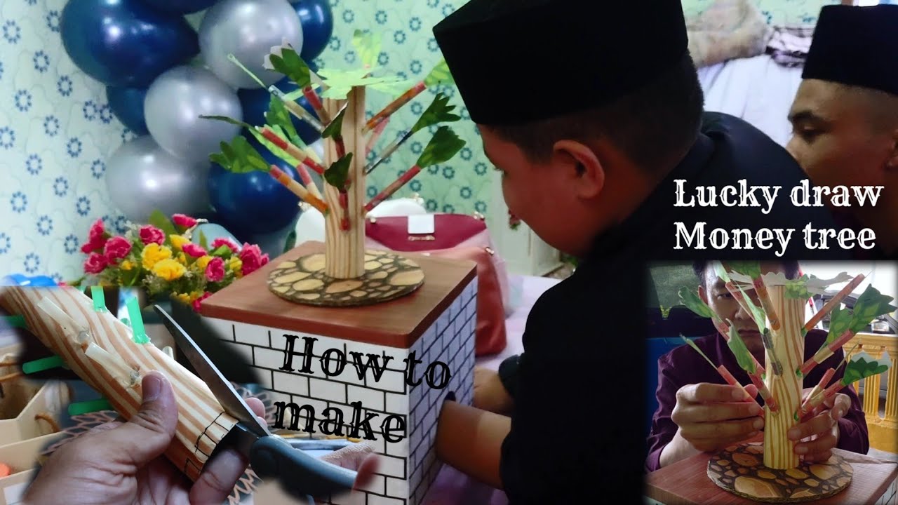 How to make a lucky draw money tree