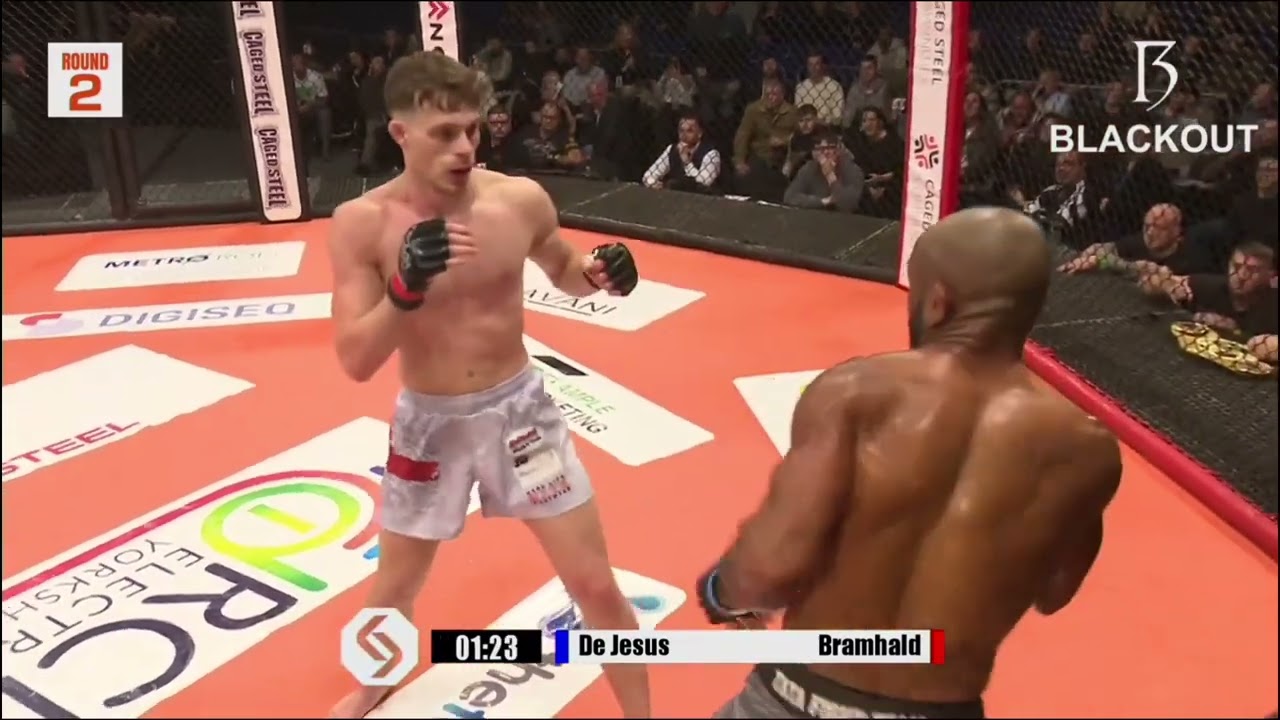 Adam Bramhald vs Altamiro De Jesus #CagedSteel38