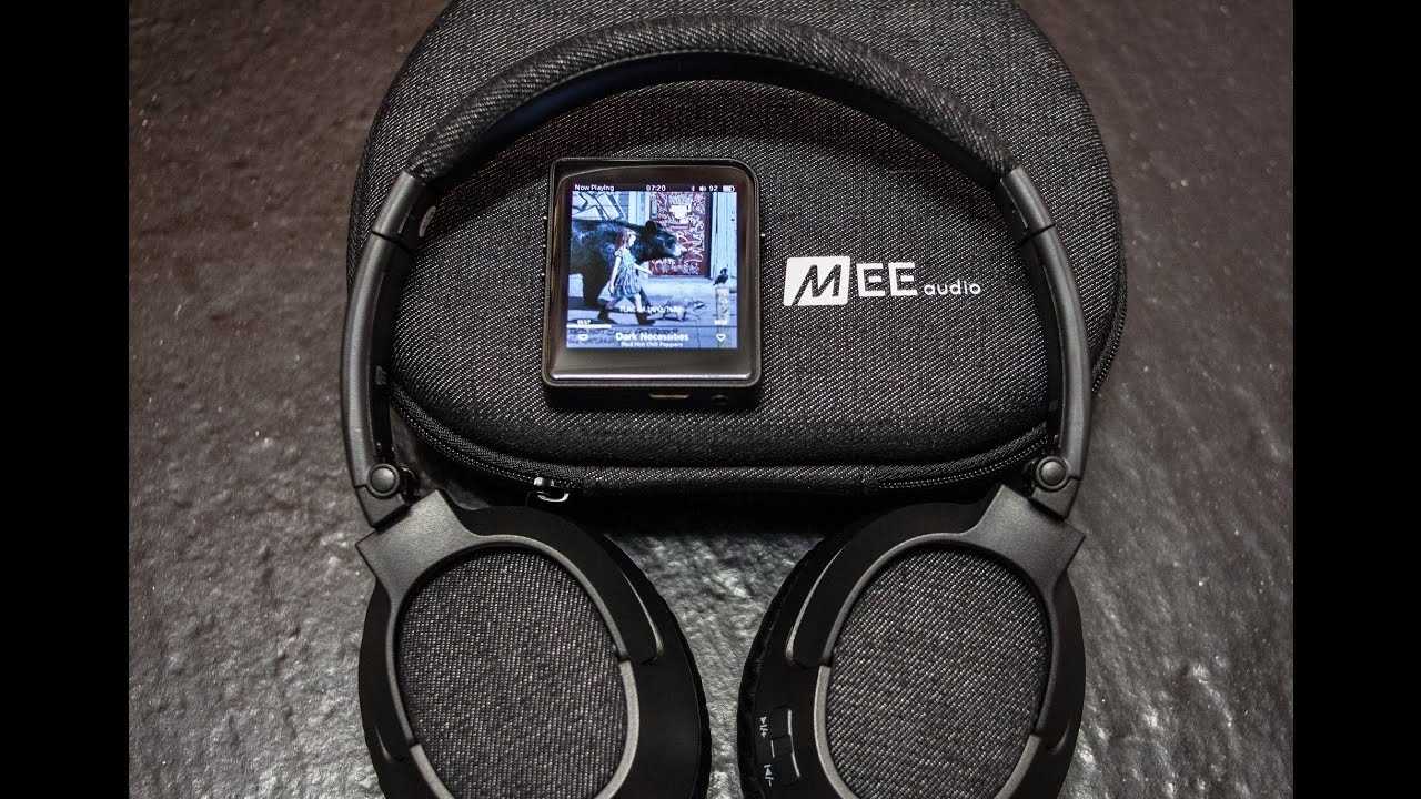 Распаковка беспроводных наушников Mee audio Matrix3 AF68