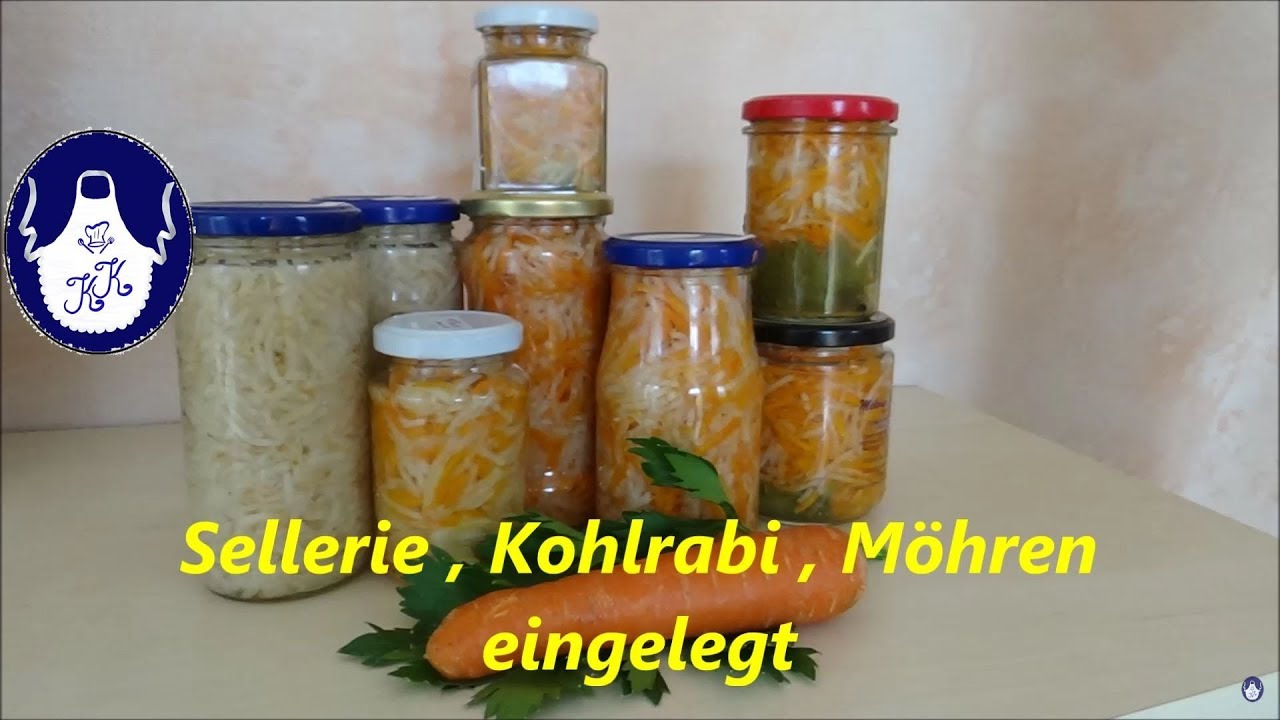 Sellerie - Kohlrabi - Möhren einlegen