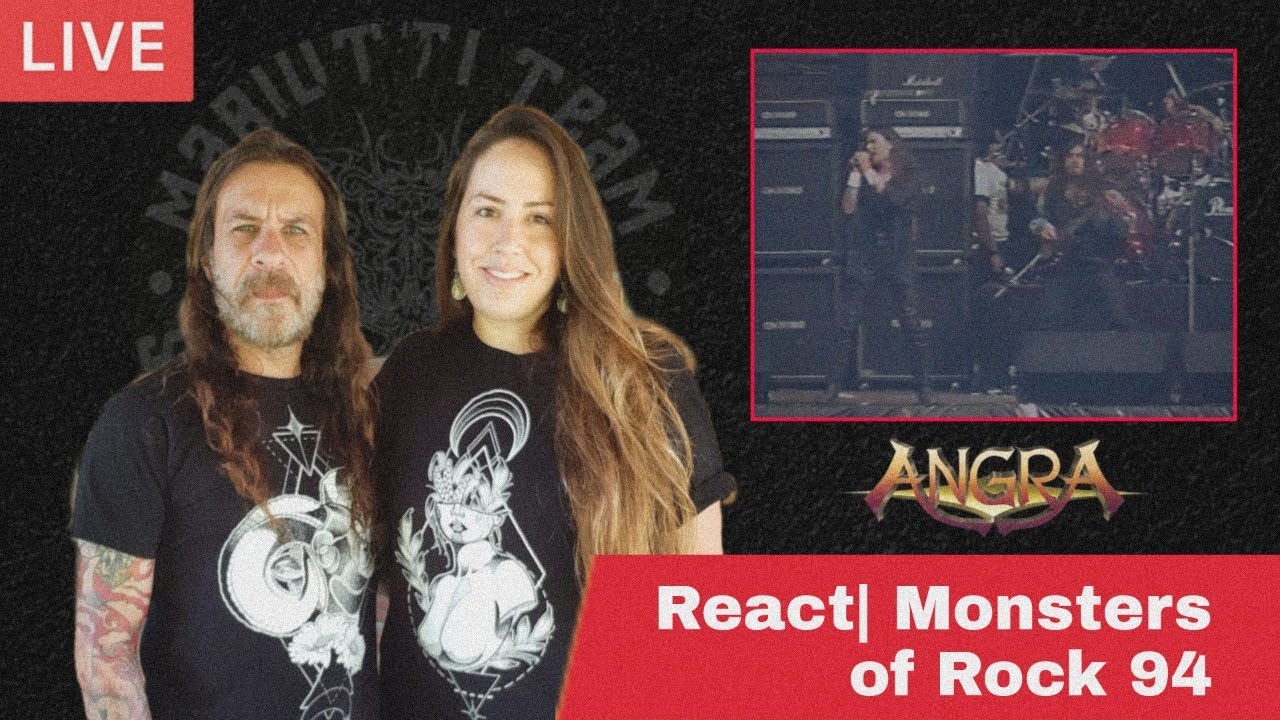 LIVE| REACT ANGRA MONSTERS OF ROCK