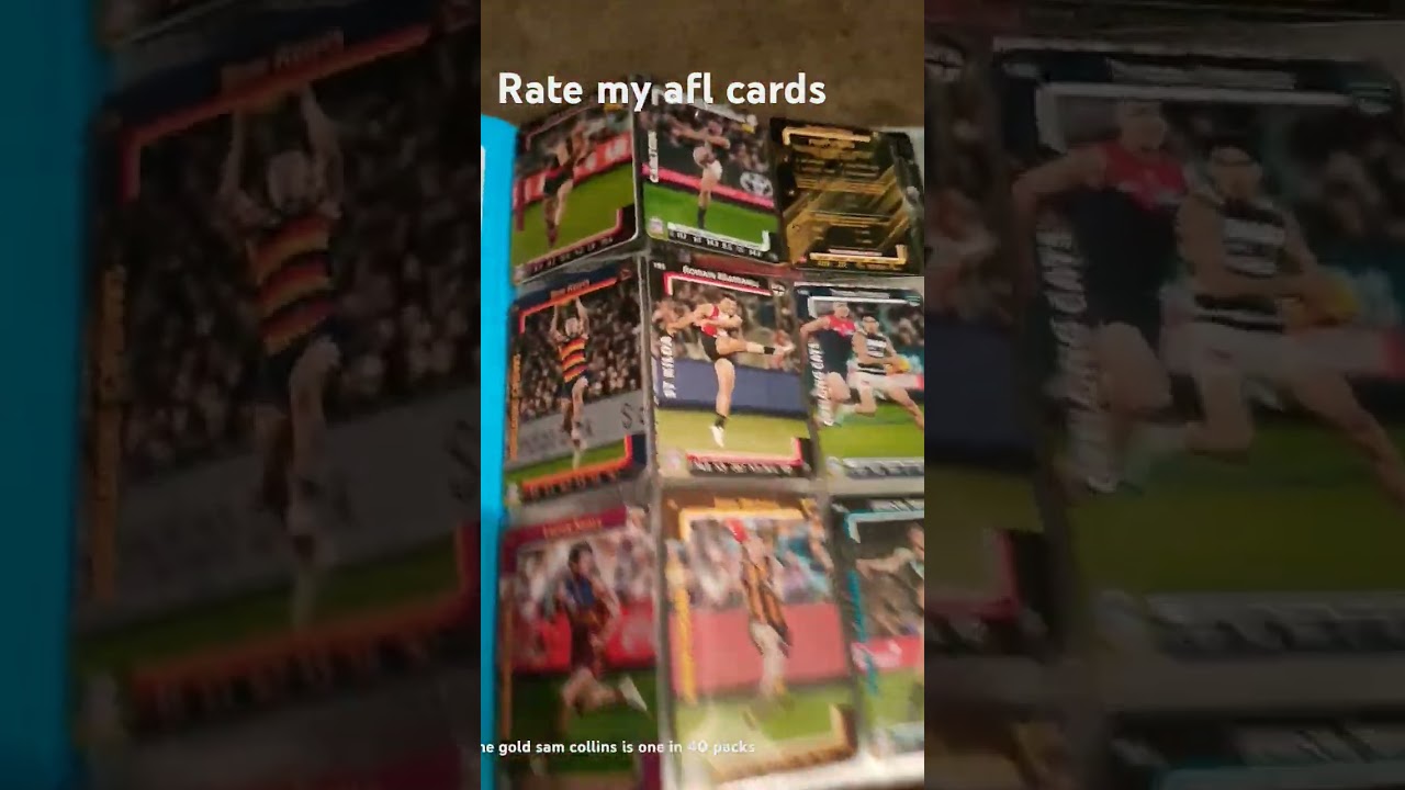 my AFL cards