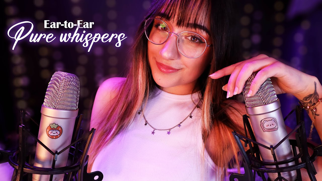 ASMR | Ear-to-Ear Pure Whispers to Help You Sleep 💜