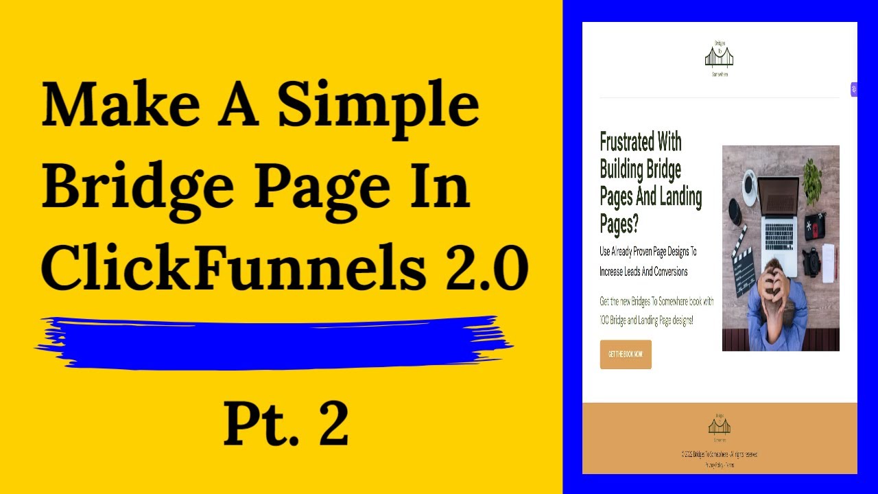 Make A Simple Bridge Page In ClickFunnels 2.0 - Part 1 (The Thank You Page)