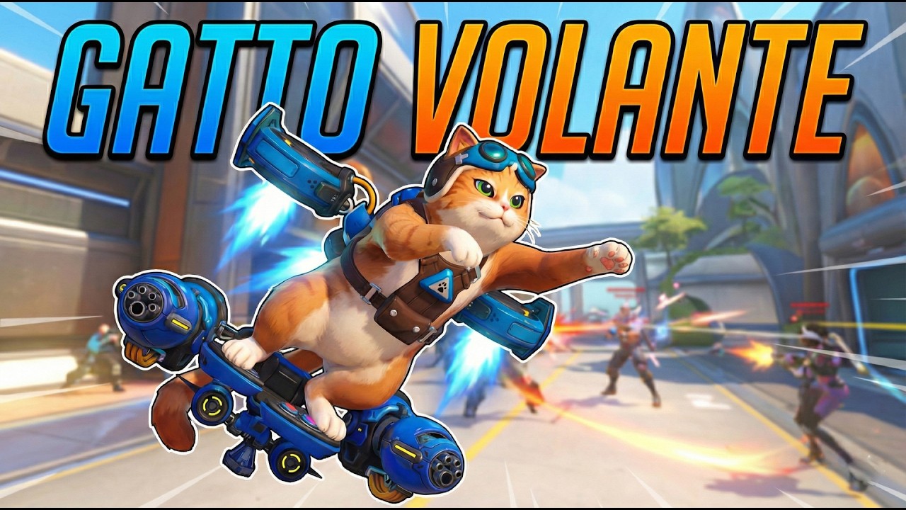FINALMENTE IL GATTO VOLANTE! 😺 Gameplay JETPACK CAT su Overwatch 2