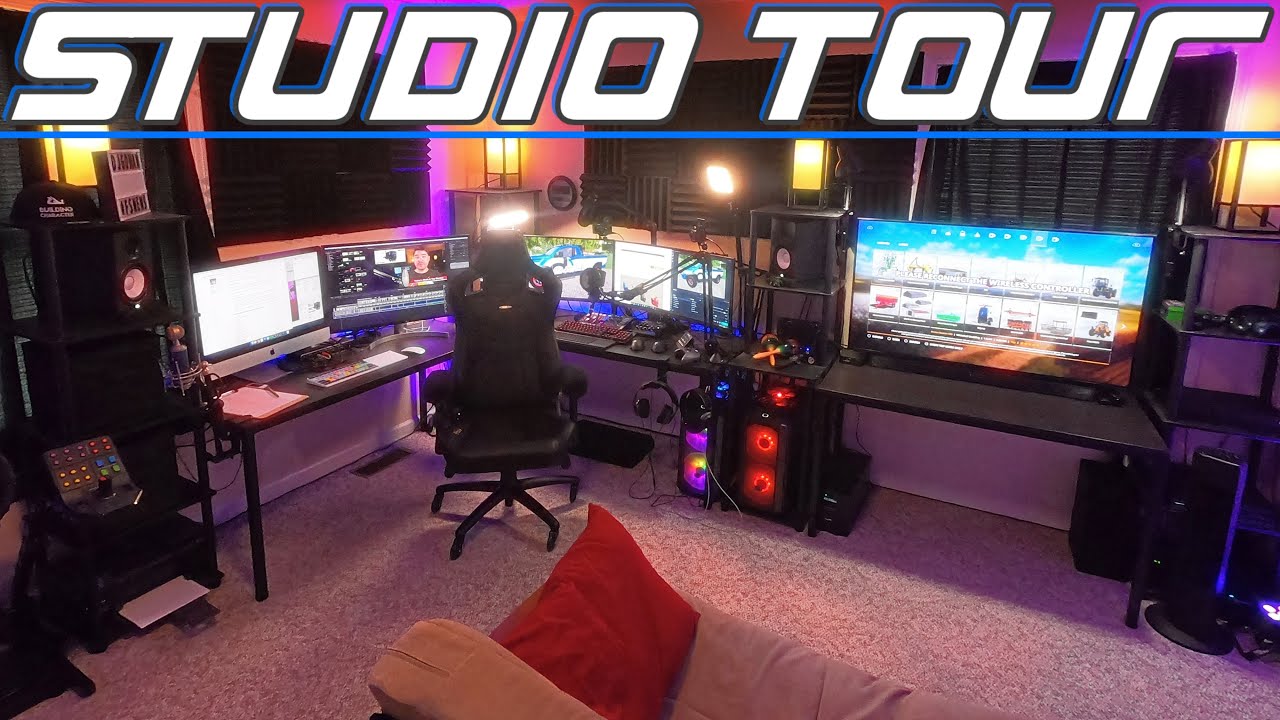 DjGoHam Gaming Studio Tour - Oct 2020 (3 PC's, iMac, PS4, XB1, Switch, & More!)