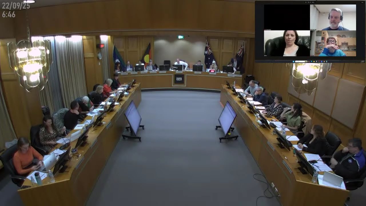 22 September 2025 Public Forum for the Extraordinary Council Meeting to be held on 30 September 2025