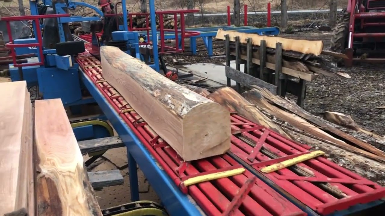 Laimet 100 sawmill with Perkins T6.354.4 engine